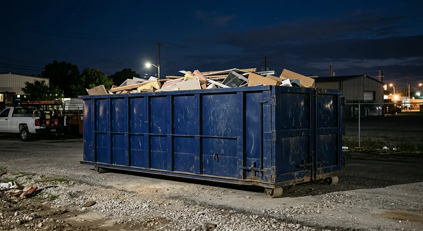 waste removal service banner